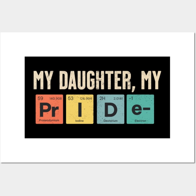 my daughter my pride shirt Wall Art by Wandud